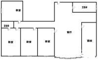 椿树园4室2厅2卫158㎡户型图