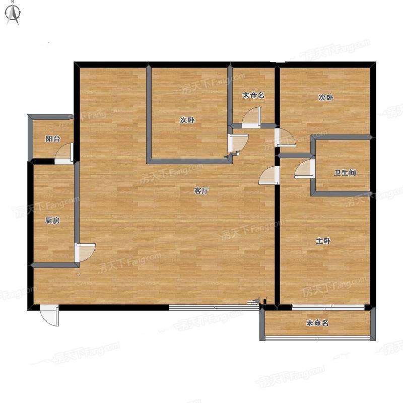 康宁居3室1厅0卫139㎡户型图