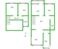 双槐里4室1厅2卫100㎡户型图