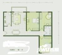 金世纪嘉园东区3室1厅1卫110㎡户型图