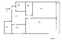 新华里小区3室1厅1卫75㎡户型图