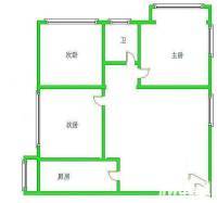 长椿里3室1厅1卫80㎡户型图