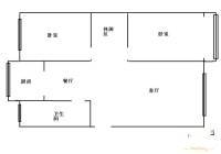 东潞苑小区2室2厅1卫105㎡户型图