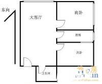 凯景铭座2室1厅1卫123㎡户型图