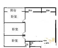 丰台铁路小区3室1厅1卫120㎡户型图