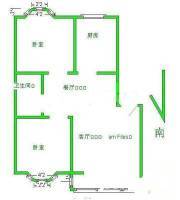 和义西里小区泰和园2室2厅1卫83㎡户型图