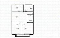和义西里3室1厅1卫106㎡户型图