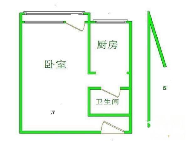 韦伯时代1室1厅1卫130㎡户型图