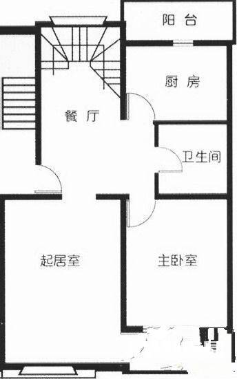 王府温馨公寓4室2厅2卫177㎡户型图