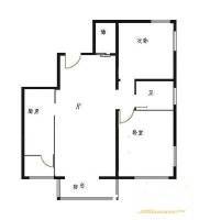 新龙城三期2室2厅1卫100㎡户型图