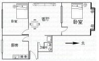 劲松南路小区2室1厅1卫75㎡户型图