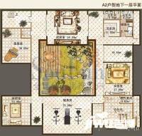 观唐花园公寓4室3厅4卫420㎡户型图