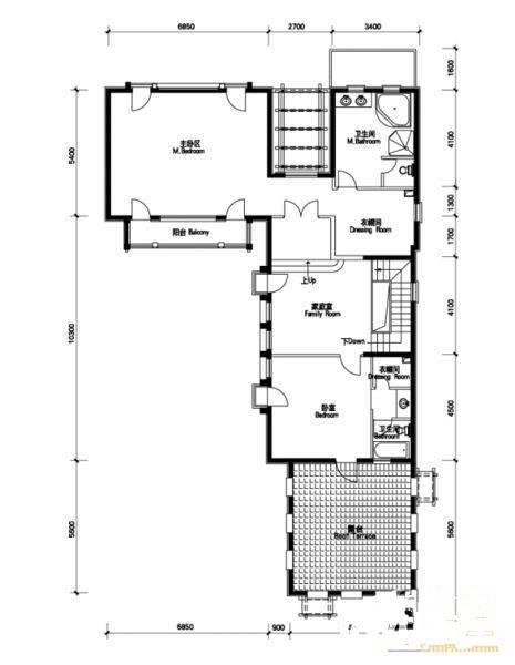 观唐花园公寓3室3厅4卫475㎡户型图