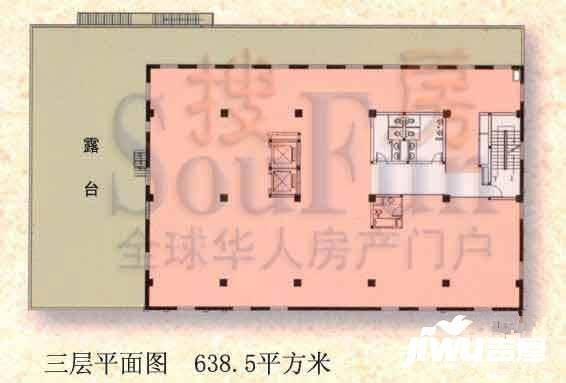 鼎昆大厦3室0厅0卫638.5㎡户型图