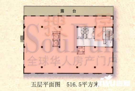 鼎昆大厦3室0厅0卫516.5㎡户型图