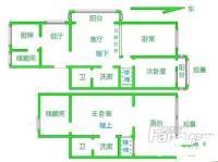 紫竹院甲3号3室2厅1卫138㎡户型图