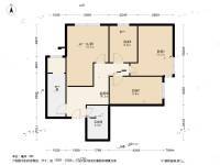 富力阳光美园4室1厅1卫89㎡户型图