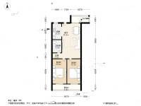 老墙根38号院2室1厅1卫108.3㎡户型图