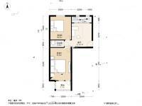 胜利三巷2室1厅1卫56.9㎡户型图