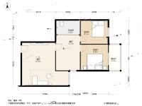 碧水园2室2厅1卫85㎡户型图