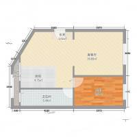福怡苑一期1室0厅0卫65㎡户型图