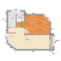 福怡苑一期1室0厅0卫60㎡户型图