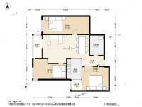干杨树3室1厅1卫100.4㎡户型图