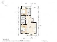 安立花园2室1厅2卫124.5㎡户型图