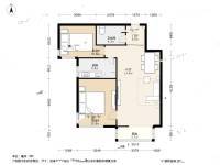 天泰苑A8区2室1厅1卫88㎡户型图