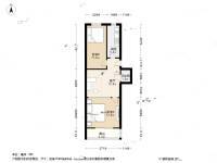 中胜巷2室1厅1卫54.6㎡户型图