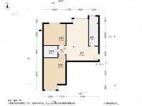 融景城东区2室2厅1卫90㎡户型图