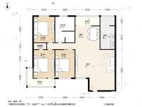 鲁谷村3室2厅1卫147㎡户型图