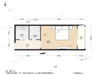 玉泉西路1室1厅1卫39㎡户型图