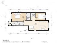 涧桥泊屋2室1厅2卫118㎡户型图