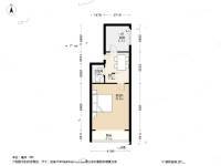 赵山社区2室1厅1卫63㎡户型图