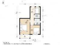 明光村2室1厅1卫60㎡户型图