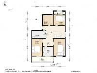 马连洼菊园4室1厅1卫98㎡户型图
