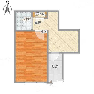 蓟门东里1室0厅0卫42㎡户型图