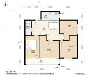 永定路西里3室1厅1卫72㎡户型图