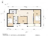 永定路西里3室1厅1卫112㎡户型图