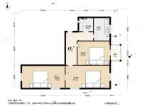 甘家口8号院3室0厅1卫82.8㎡户型图