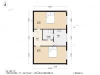 甘家口8号院2室0厅1卫63.6㎡户型图