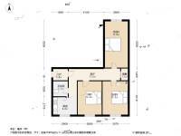 甘家口8号院3室0厅1卫81.4㎡户型图