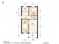 颐和园新建宫门21号院3室1厅1卫71㎡户型图