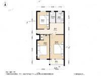 蓟门南里3室1厅1卫73.2㎡户型图