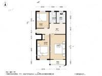 蓟门南里3室1厅1卫73.1㎡户型图