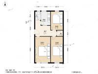 王庄路27号院3室1厅1卫72.2㎡户型图