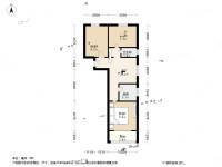 王庄路27号院2室1厅1卫62.1㎡户型图