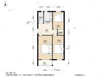 王庄路27号院3室1厅1卫76.2㎡户型图