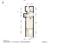 王庄路27号院1室2厅1卫37.9㎡户型图